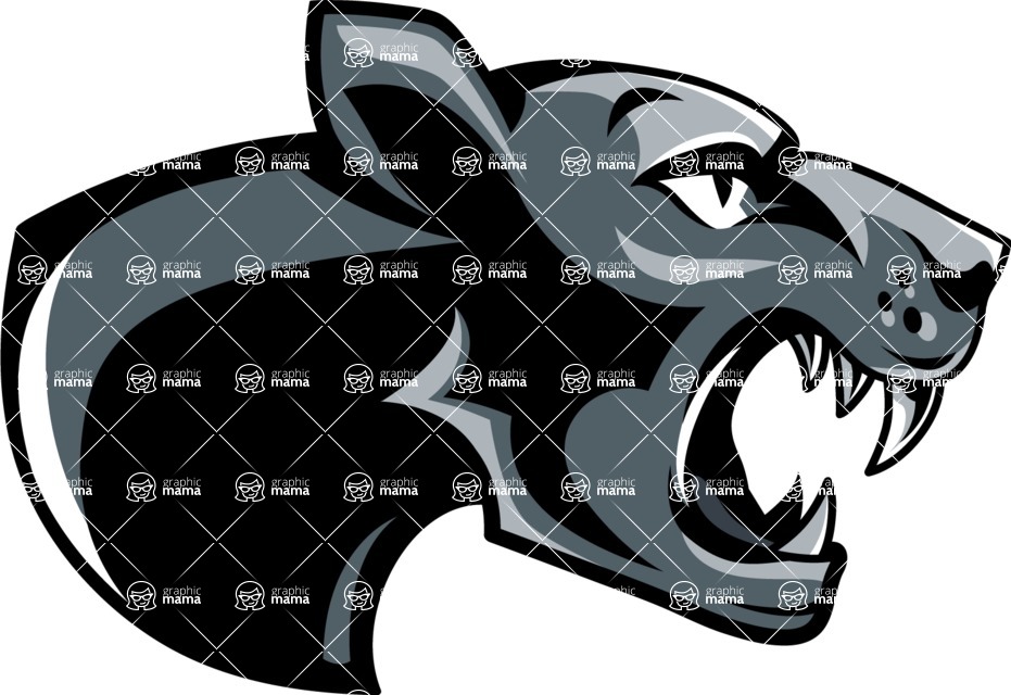 Vector Mascot Collection - Black Panther Mascot Design